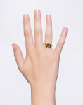 Maria Black Swan Mini Signet Ring Gold Gold 54
