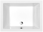 POLYSAN DEEP 100x75 hluboká sprchová vanička 100x75x26cm s podstavcem 72879