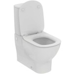 IDEAL STANDARD - Tesi WC kombi se sedátkem SoftClose, vario odpad, spodní napouštění, AquaBlade, bílá T371701