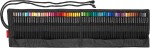 Faber-Castell Faber-Castell, 116418, Black Edition, Supersoft, sada ergonomických pastelek s černým lakováním v rolovacím pouzdře, 72 ks 21749