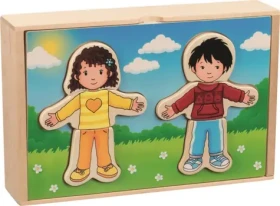 GOKI Oblékání Chlapec a dívka