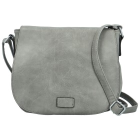 Trendy dámská crossbody s velkou klopou Rashida new, šedá