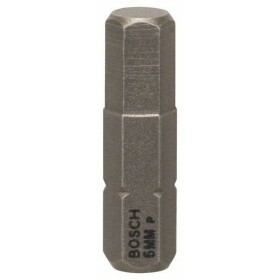 Bosch Accessories 2607001728 2607001728 bit inbus Pohon (šroubovák): 1/4 (6,3 mm) Typ zakončení: inbus 6 mm 25 mm