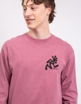 Tričko Gramicci Running Man L/S Tee Pigment Dyed RED PIGMENT