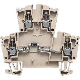 Weidmüller 8025610000 řadová svorka pro konstrukční prvky šroubovací Tmavě béžová 25 ks