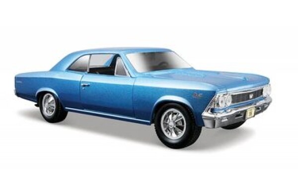 Maisto Chevrolet Chevelle SS 396 1966 modrá 1:24