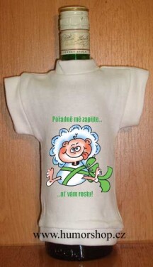 Divja.cz Tričko na flašku pořádně mě zapijte..