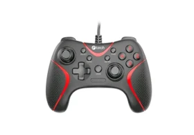 C-TECH Theon gamepad / drátový / USB / vibrační / pro PC a PS3 (8594125014056)