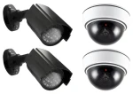 Alecto DC-KIT sada atrap kamer / Atrapa kamery / 2x venkovní / 2x vnitřní / LED signalizace (DC-KIT)
