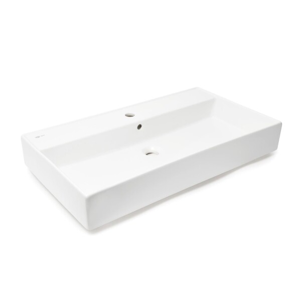 Umyvadlo SAT Infinitio 80,5x46,5 cm otvor pro baterii uprostřed SATINF8046 SATINF8046