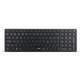 Rapoo E9700M tmavě šedá / bezdrátová Multi-mode klávesnice / BT 2.4 GHz / Integrovaná baterie (6940056115317)