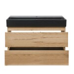 Koupelnová skříňka 2 zásuvková s umyvadlem SAT B-Way 99x50x45 cm dub mat BWAY2100OAKU2BB BWAY2100OAKU2BB