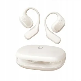 Baseus Eli 2i Fit Open-Ear Starlight Off-White / Bezdrátová sluchátka / mikrofon / Bluetooth 6.0 / IPX5 (6932172696924)