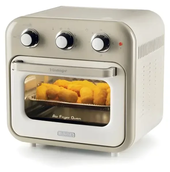 Ariete 4632CR béžová / Horkovzdušná fritéza a mini trouba 3v1 / 1400 W / 16 l / 230 °C / rožeň (4632CR)