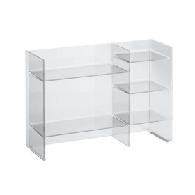 Laufen - Kartell Policový regál, 75x26x53 cm, krystal transparentní H3893310840001