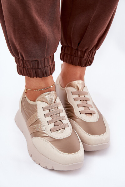 Dámské Sportovní Boty Na Platformě Vinceza 58510 Zlaté 36