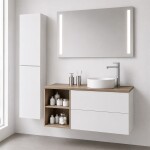 Mereo Aira, koupelnová skříňka 100 cm, bílá CN712SN