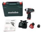 Metabo POWERMAXX BS BASIC (600984500) / Aku vrtačka / 12V / Li-Ion / 2x 2.0Ah / 1400 ot-min / 34 Nm (MET600984500)