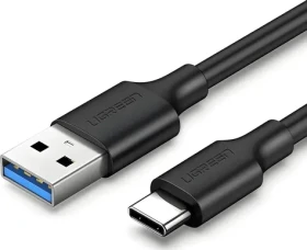Ugreen černá / Datový kabel / USB-A - USB-C / 1 m (20882)