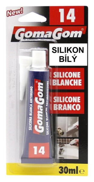 Lepidlo 14 silikon bílý