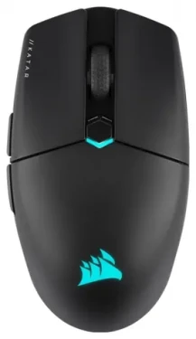 Corsair Katar Elite černá / Bezdrátová herní myš / 26000 DPI / 6 tlačítek / BT / 2.4GHz / 1.8 m (CH-931C111-EU)