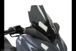 Yamaha X-Max125 18-22,X-Max300 17-22,X-Max400 18-20,Tricity300 20-25 Skútr plexi Powerbronze 400 mm - tmavě kouřová