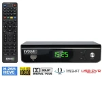 EVOLVEO Omega S3 / HD DVB-T2 / HDMI / SCART / USB / LAN / H.265/HEVC rekordér (DT-3075-T2-HEVC)
