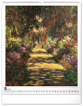 Nástěnný kalendář 2026 NOTIQUE - Claude Monet, 48 x 56 cm