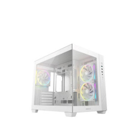 DEEPCOOL Case CG330 3F, mATX, Průhledná bočnice, 3x120mm ARGB Fan, bílá EDF_1808123