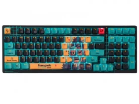 A4tech Bloody AT98 RENEGADE / Herní klávesnice / optická / Alpha switch / drátová / 98 kláves / RGB (A4TKLA47622)