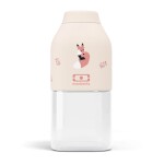 Monbento Lahev Monbento Positive Mini Cinnamon Fox 330 ml, béžová barva, plast