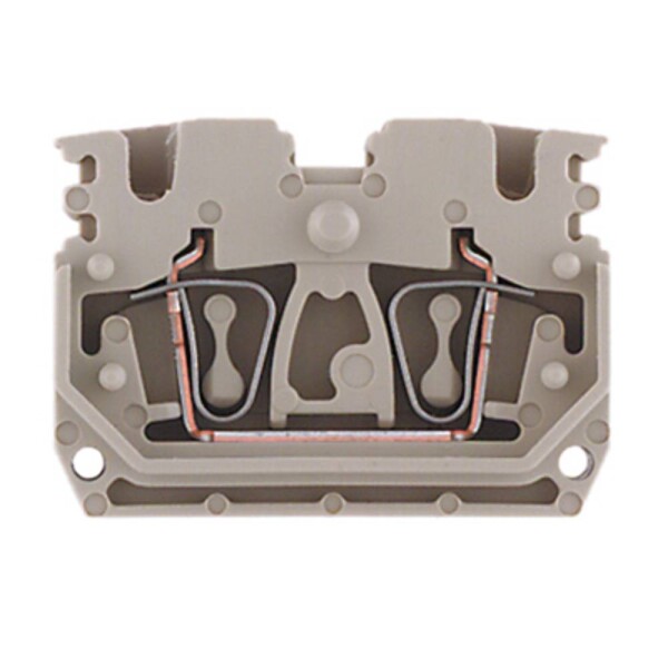 Weidmüller 1704350000-100 řadová svorka průchodky pružinová svorka Tmavě béžová 100 ks