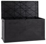 TOOMAX WOOD zahradní plastový úložný box 420 L - grafit