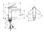 HANSGROHE Tecturis baterie