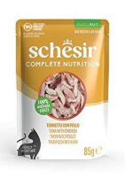 Schesir Cat kapsa Compl.Nutrition Tuňák+kuře želé 85g
