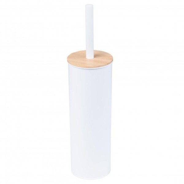 Erga Tango, WC kartáč na postavení 9x9x38 cm, bílá-hnědá, ERG-YKA-P.TANGO-WHT