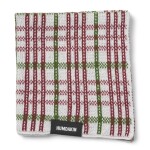 Humdakin Pletený hadřík z organické bavlny Winter Whisper, červená barva, textil