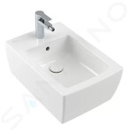 VILLEROY & BOCH - Memento 2.0 Závěsný bidet, s 1 otvorem pro baterii, CeramicPlus, alpská bílá 443300R1