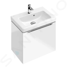 VILLEROY & BOCH - Subway 2.0 Umyvadlová skříňka, 440x420x352 mm, 1 zásuvka, Glossy White A68400DH