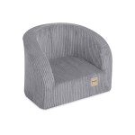 PLUSH NEST PLUSH NEST Dětské sedátko z prémiového šedého manšestru