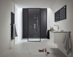 HANSGROHE - Pulsify S Hlavová sprcha 260 s připojením, 2 proudy, EcoSmart, chrom 24151000