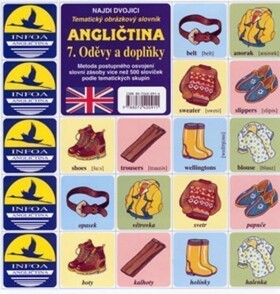 Najdi dvojici Angličtina Oděvy doplňky
