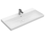 VILLEROY & BOCH - Avento Umyvadlo nábytkové 100x47 cm, s přepadem, otvor pro baterii, CeramicPlus, alpská bílá 4156A5R1