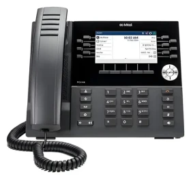 Mitel 6930W černá / IP telefon / PoE / Wi-Fi / Bluetooth 5.2 / handsfree (50008386)