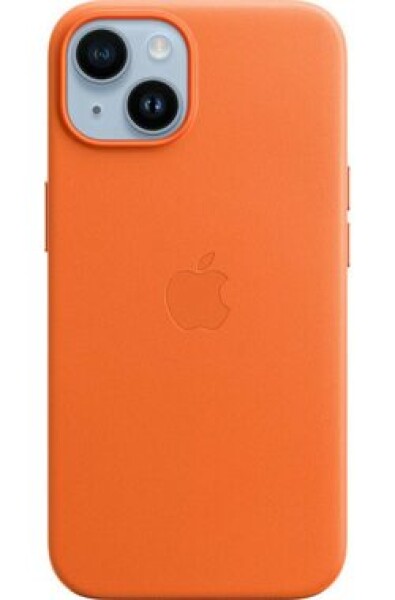 Apple Leather Case s MagSafe pro iPhone 14 - oranžový MPP83ZM/A