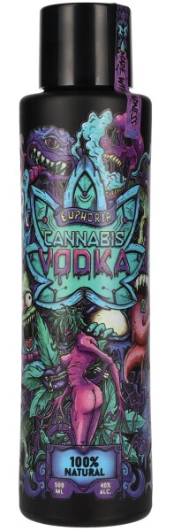 Euphoria Cannabis vodka 0,5L 40% (holá láhev)