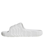 Dámské/pánské žabky adidas Adilette 22 Crystal White s pohodlnou tvarovanou podrážkou, bílé (HQ4672) 42