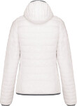 Kariban K 6111 Lehká dámská prošívaná bunda s kapucí 20.6111 white M