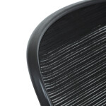 Kancelářská židle, černý plast, černá látka, sklápěcí područky, kolečka pro tvrdé podlahy