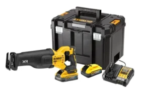 DeWALT DCS386H2T / Aku mečová pila / 18V / Zdvih: 28.6 mm / 3000 z-min / 2x aku 5.0 Ah / nabíječka / kufr (DCS386H2T)